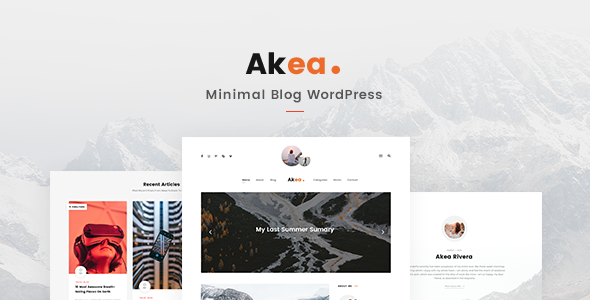 Akea - Blog WordPress Logo